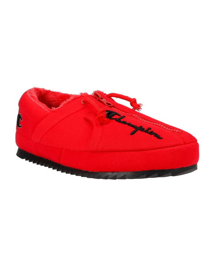 Champion University Zip Slippers Heren - Rood - Belgie 9763DYHTN